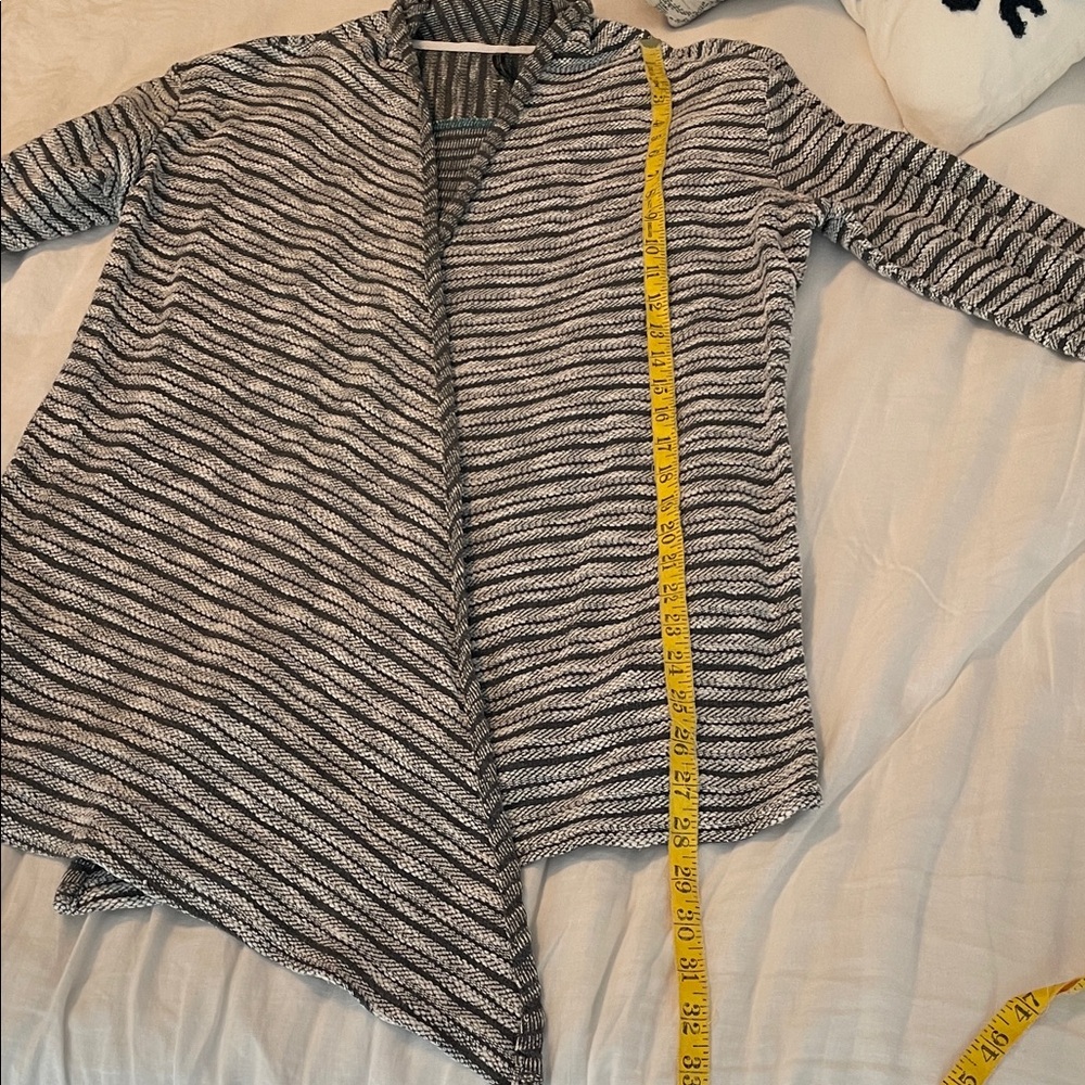 Kuhl Open-Front Women's Cardigan Olive & White - Picture 4 of 10